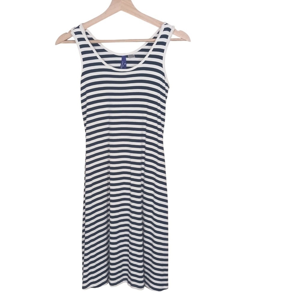 Seraphine Maternity Nursing Tank Dress Womens XS Stripe Stretch Casual
